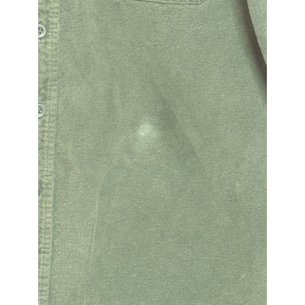 L.L. Bean Men's Forest Green Casual Button-Down Shirt - Picture 3 of 5